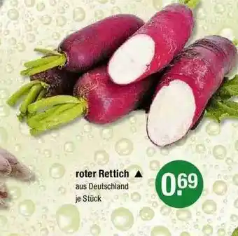 V Markt Roter Rettich Angebot