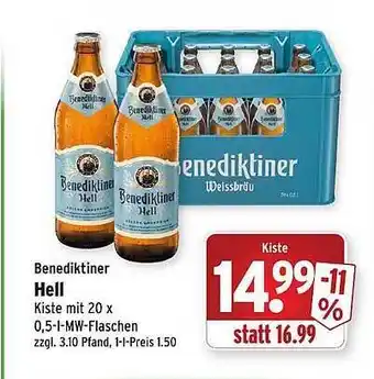 Wasgau Benediktiner Hell Angebot