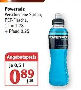 Globus Powerade Angebot