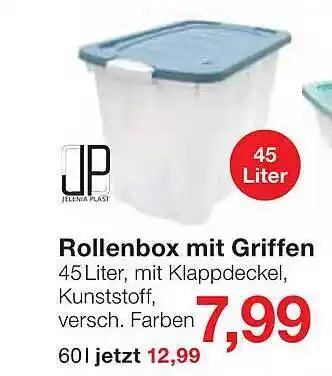 Jawoll Rollenbox Mit Griffen Jp Angebot