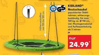 Kaufland Kidland Nestschaukel Angebot