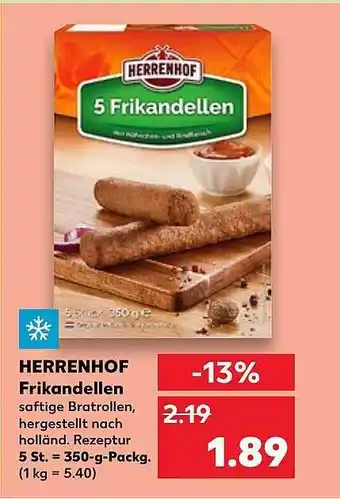 Kaufland Herrenhof Frikandellen Angebot