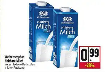 Kupsch Weihenstephan Haltbare Milch Angebot