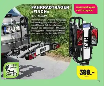 Leitermann Baumarkt Fahrradträger »finch« Angebot