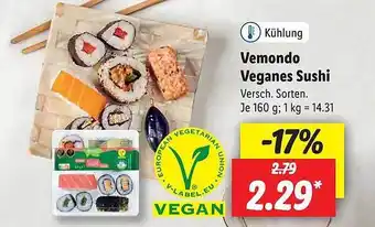 Lidl Vemondo Veganes Sushi Angebot