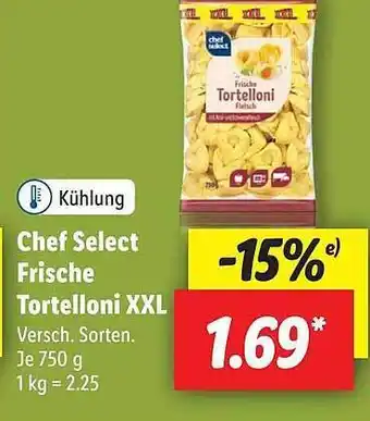 Lidl Chef Select Frische Tortelloni XXL Angebot