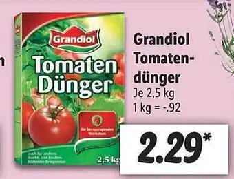 Lidl Grandiol Tomatendünger Angebot