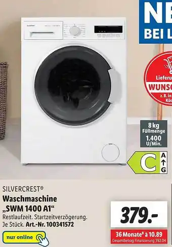 Lidl Waschmaschine Angebot