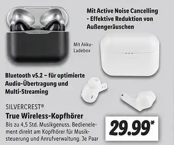 Lidl Silvercrest True Wireless-kopfhörer Angebot