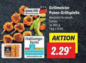 Lidl Grillmeister Puten-grillspieße Angebot