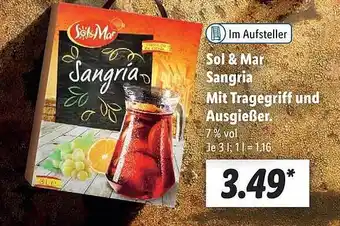 Lidl Sol & Mar Sangria Mit Tragegriff Und Ausgießer Angebot