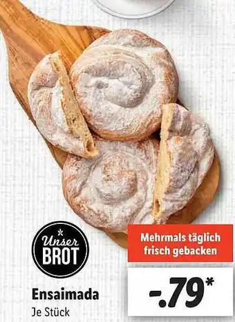 Lidl Ensaimada Angebot