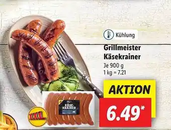 Lidl Grillmeister Käsekrainer Angebot