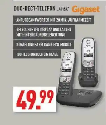 Marktkauf Gigaset Duo Dect Telefon Angebot