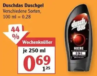 Globus Duschdas Duschgel 250 ml Angebot