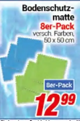 CENTERSHOP Bodenschutzmatte 8st Angebot