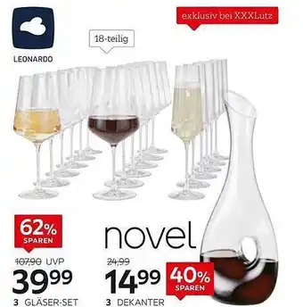 XXXLutz Leonardo Novel Gläser-set Oder Dekanter Angebot