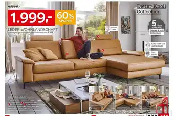 XXXLutz Dieter Knoll Collection Leder-wohnlandschaft Angebot