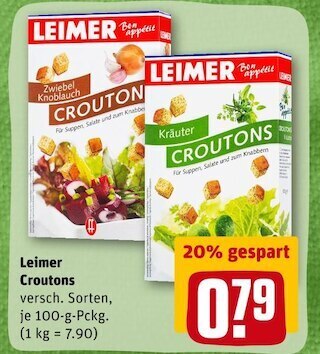 REWE Leimer croutons Angebot