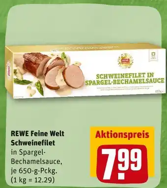 REWE Rewe feine welt schweinefilet Angebot