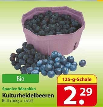 Famila Nord Ost Kulturheidelbeeren Angebot