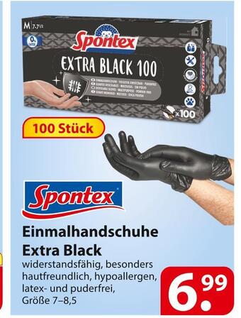 Famila Nord Ost Spontex einmalhandschuhe extra black Angebot