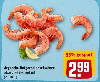 REWE Argentin. rotgarnelenschwänze Angebot