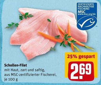 REWE Schollen-filet Angebot