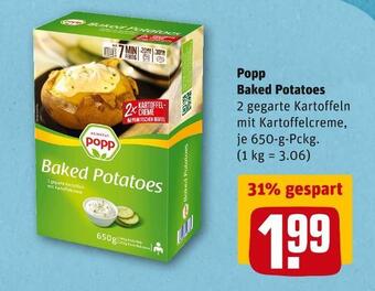 REWE Popp baked potatoes Angebot