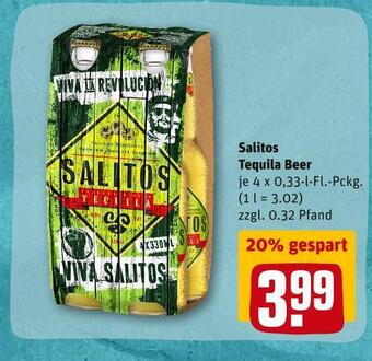 REWE Salitos tequila beer Angebot