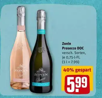 REWE Zonin prosecco doc Angebot