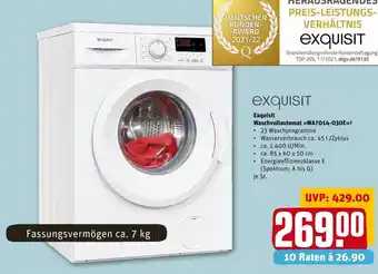 REWE Exquisit waschvollautomat wa7014-030e Angebot