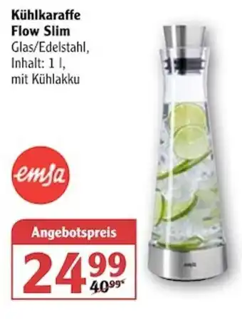 Globus emsa Kühlkaraffe Flow Slim Angebot