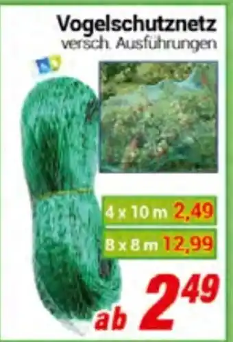 CENTERSHOP Vogelschutznetz Angebot