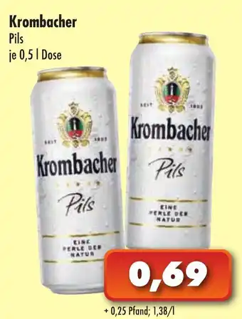 Lösch Depot Krombacher Pils 0,5 L Dose Angebot