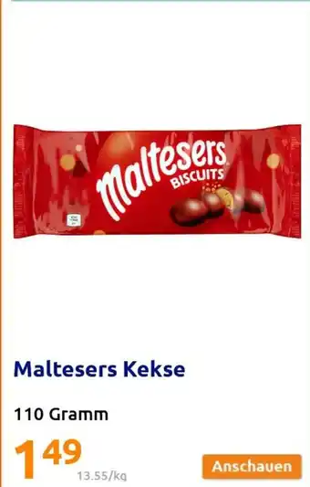 Action Maltesers Kekse 110 g Angebot