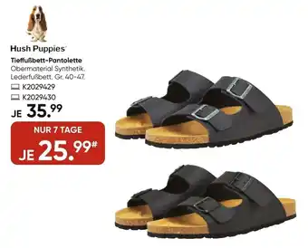 Galeria Hush Puppies Tieffußbett Pantolette Angebot