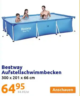 Action Bestway Aufstellschwimmbecken Steel Pro Angebot