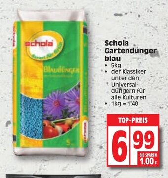 Edeka Schola Gartendunger blau 5kg Angebot