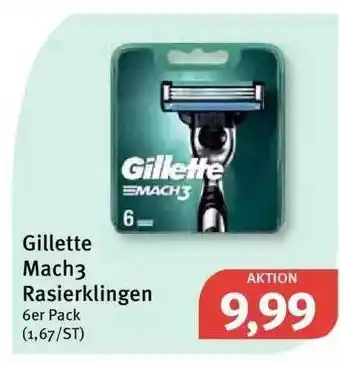 Feneberg Gilette Mach3 Rasierklingen Angebot