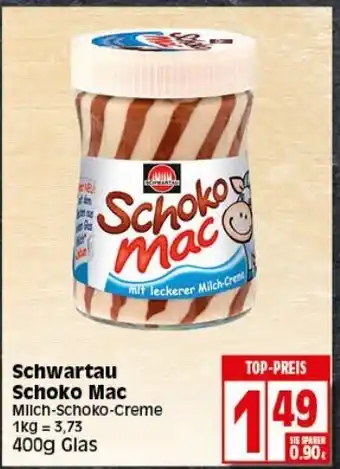 Elli Markt Schwartau Schoko Mac 400g Glas Angebot