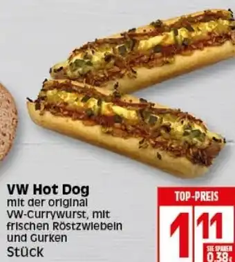 Elli Markt VW Hot Dog Angebot