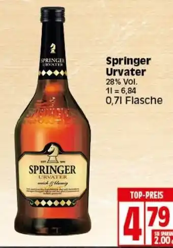 Elli Markt Springer Urvater 0,7L Flasche Angebot