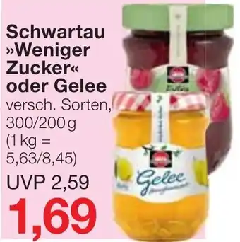 Jawoll Schwartau Weniger Zucker oder Gelee 300/200g Angebot