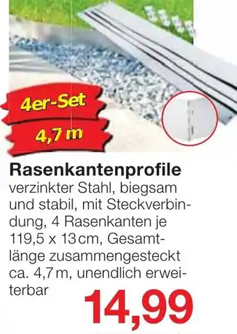 Jawoll Rasenkantenprofile 4er Set Angebot