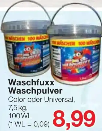 Jawoll Waschfuxx Waschpulver 7,5 kg Angebot