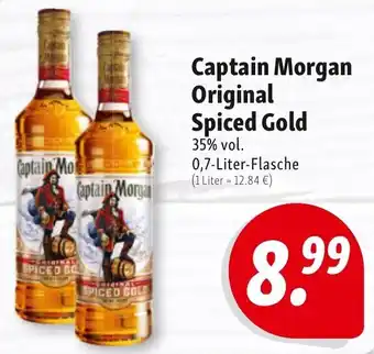 Nah & Frisch Captain Morgan Original Spiced Gold 0,7L Angebot