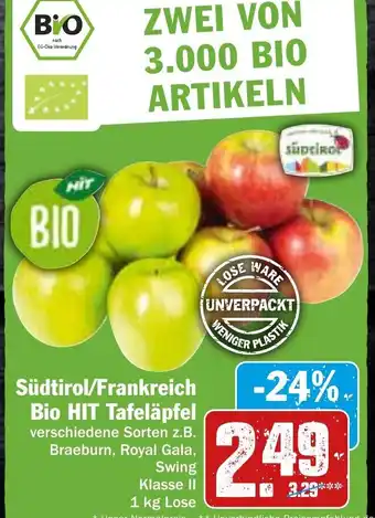 Hit Südtirol/Frankreich Bio Hit Tafeläpfel 1 kg Angebot