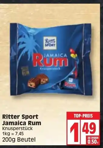 Edeka Ritter Sport Jamaica Rum 200g Angebot