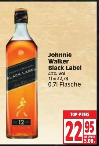 Edeka Johnnie Walker Black Label 700 ml Angebot